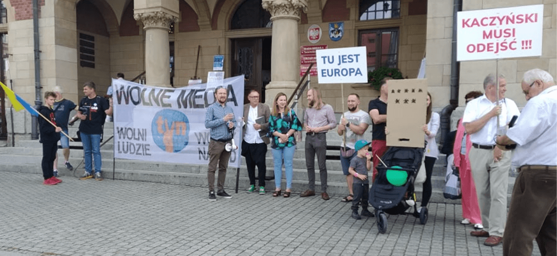 Tarnowskie Góry. Piknik Rodzinny i manifestacja