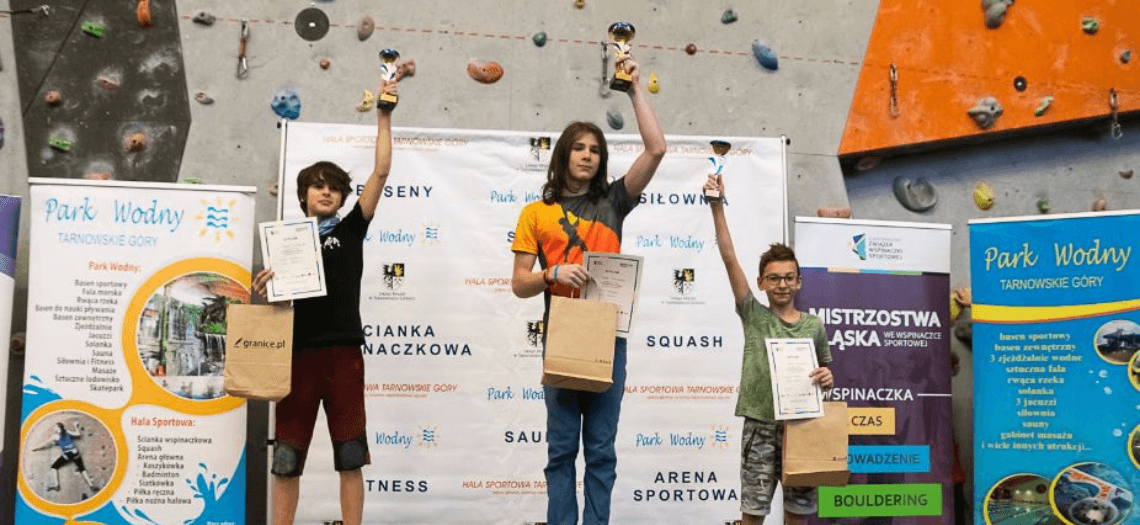 Mistrzostwa Śląska w boulderingu na Hali Sportowej w Tarnowskich Górach