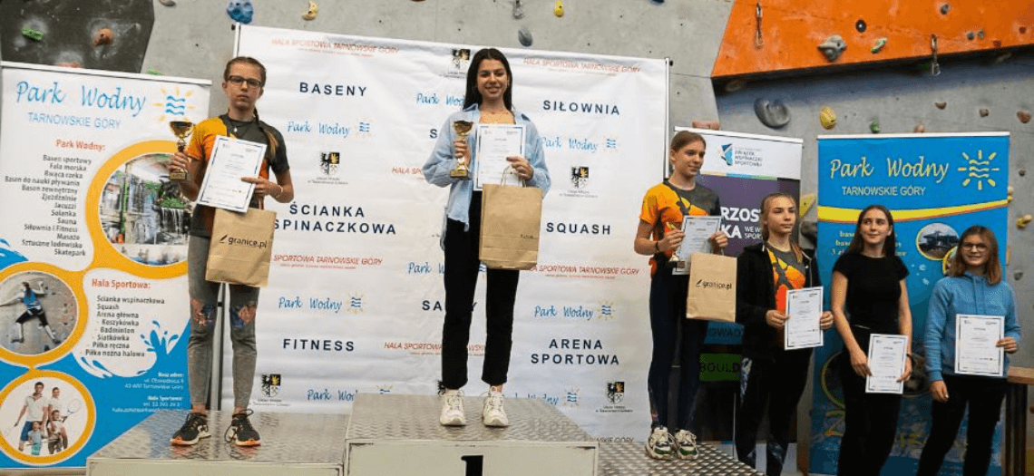 Mistrzostwa Śląska w boulderingu na Hali Sportowej w Tarnowskich Górach