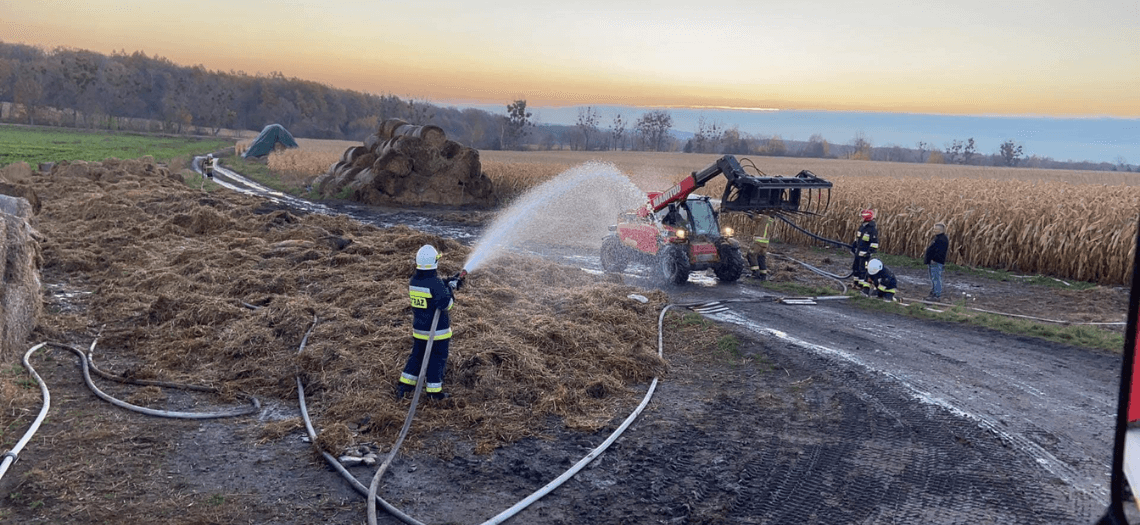 Pożar w Piekarach Śląskich