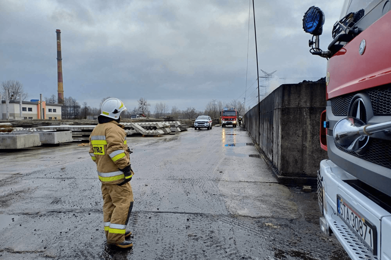 Pożar w Radzionkowie