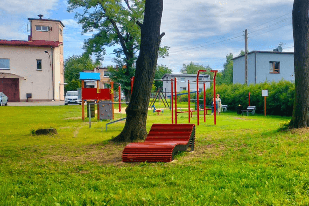 Plac zabaw w Reptach Śląskich