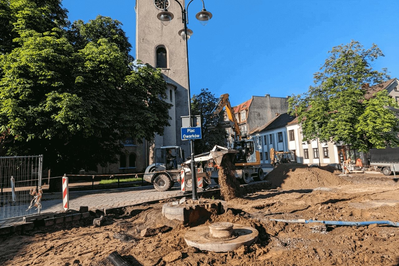 Roboty drogowe w Tarnowskich Górach