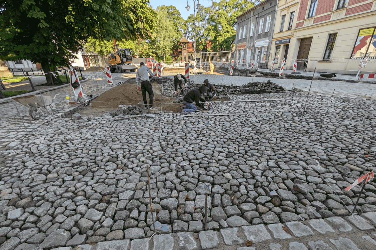 Roboty drogowe w Tarnowskich Górach