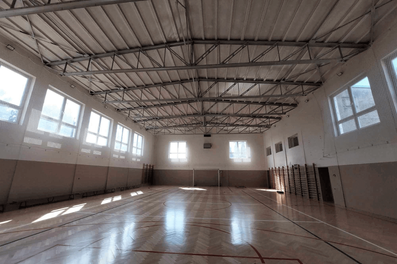 Sala gimnastyczna w Domu Sportowca w Nowym Chechle