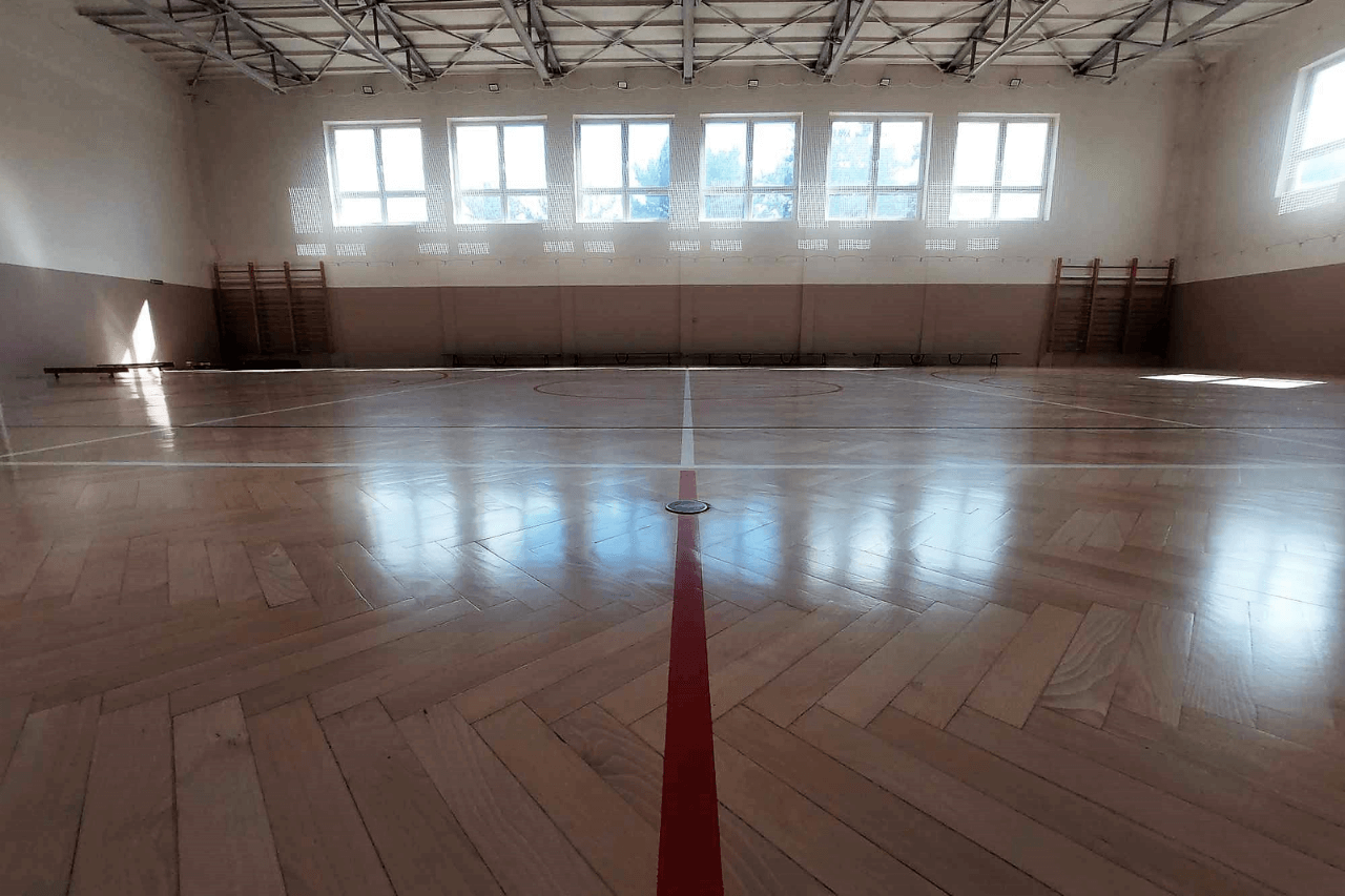 Sala gimnastyczna w Domu Sportowca w Nowym Chechle