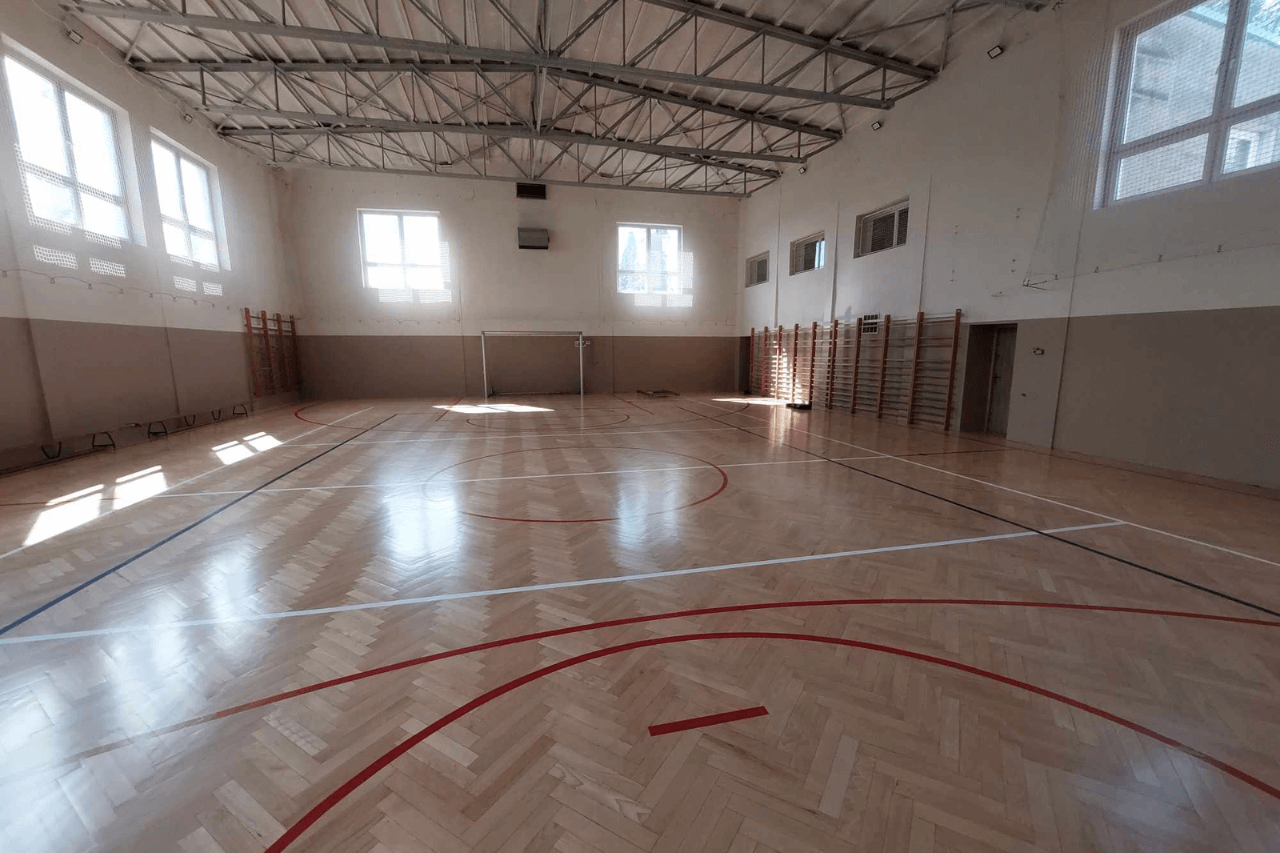 Sala gimnastyczna w Domu Sportowca w Nowym Chechle