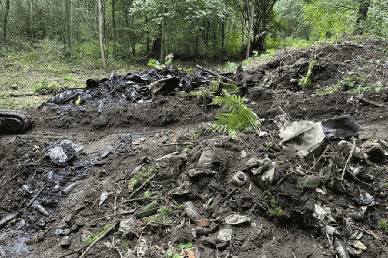 Sprzątanie wysypiska w rezerwacie Segiet