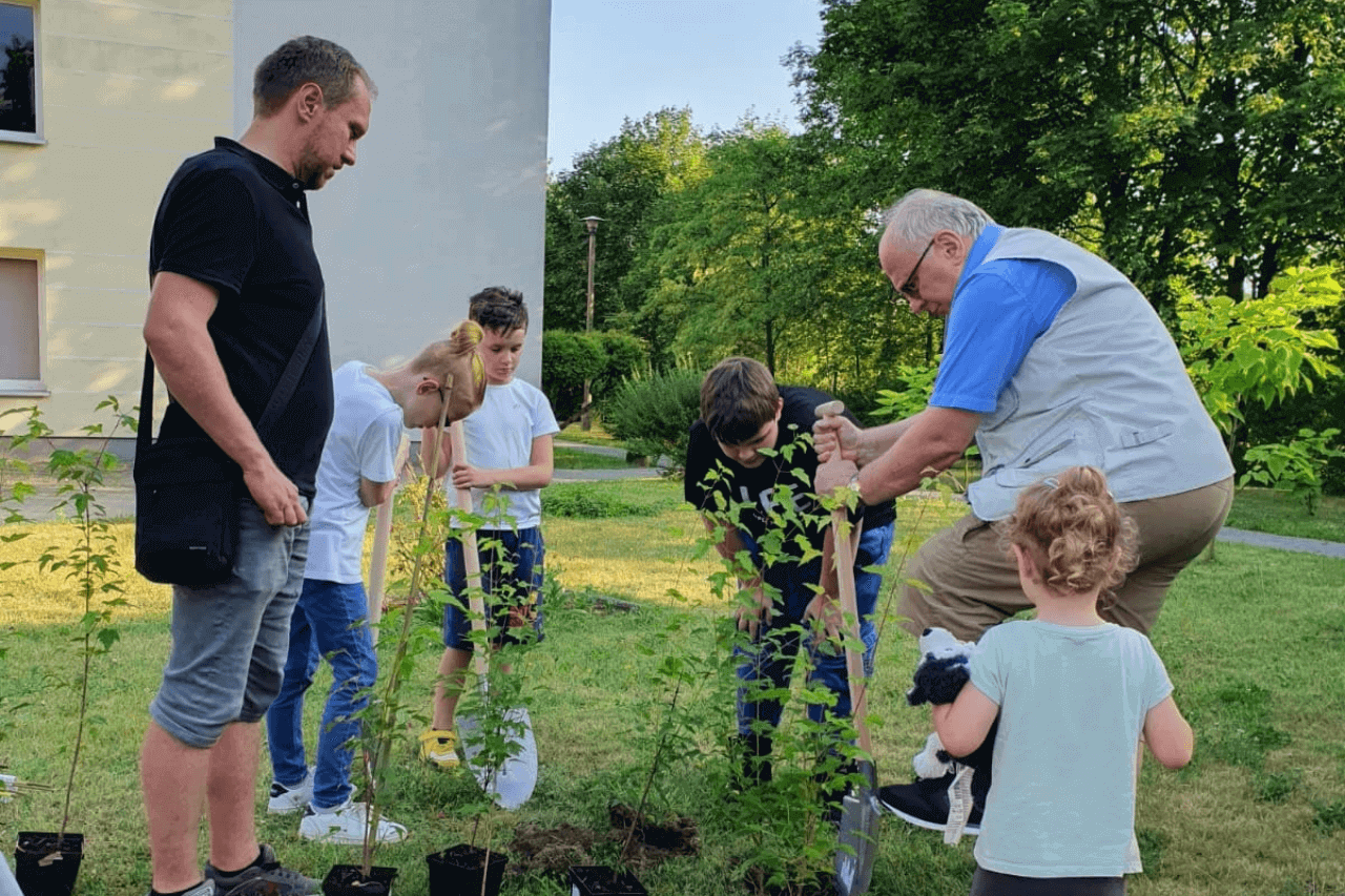 Tarnogórzanie sadzą drzewa 3