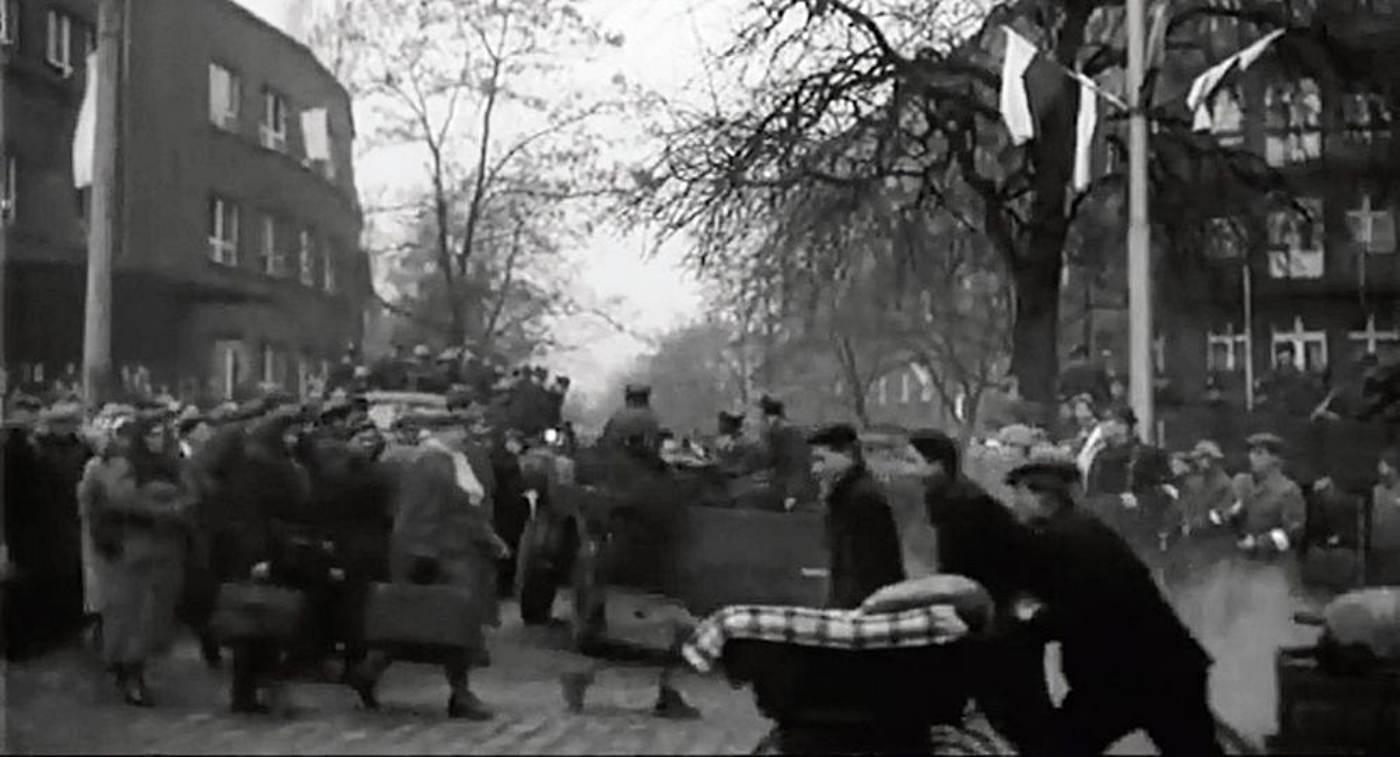 Skrzyżowanie ul. Poniatowskiego i Kościuszki. Katowice („Krzyż walecznych”)