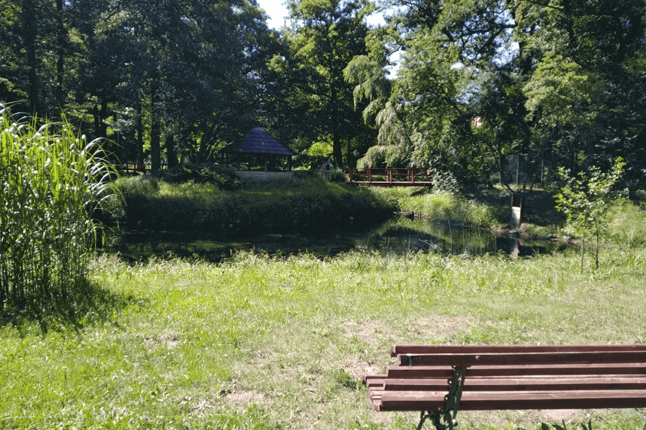 Ogród botaniczny w Brynku