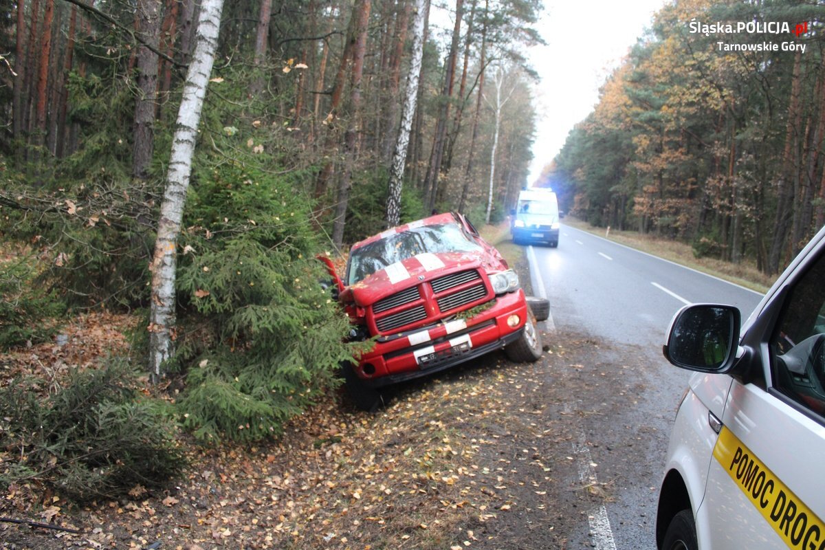 Kolizja w powiecie tarnogórskim