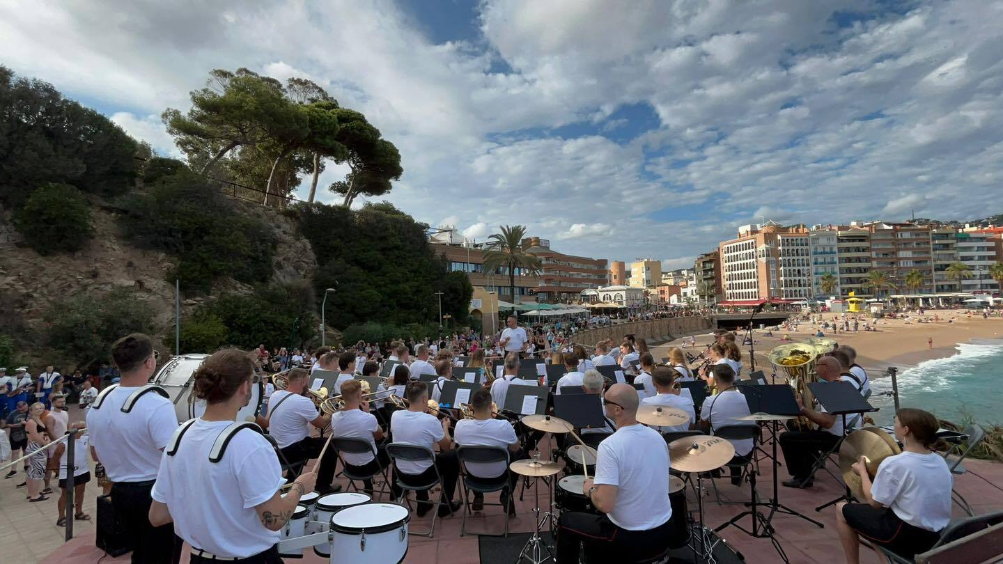 Orkiestra z Miasteczka Śląskiego na festiwalu "Golden Sardana"