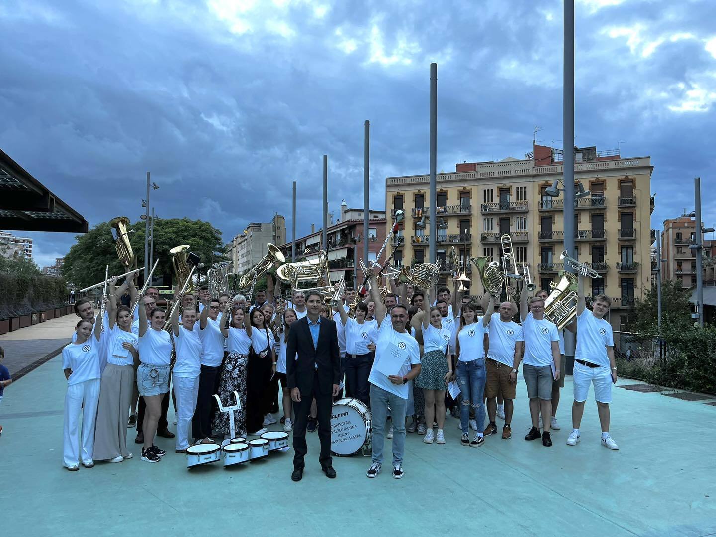 Orkiestra z Miasteczka Śląskiego na festiwalu "Golden Sardana"