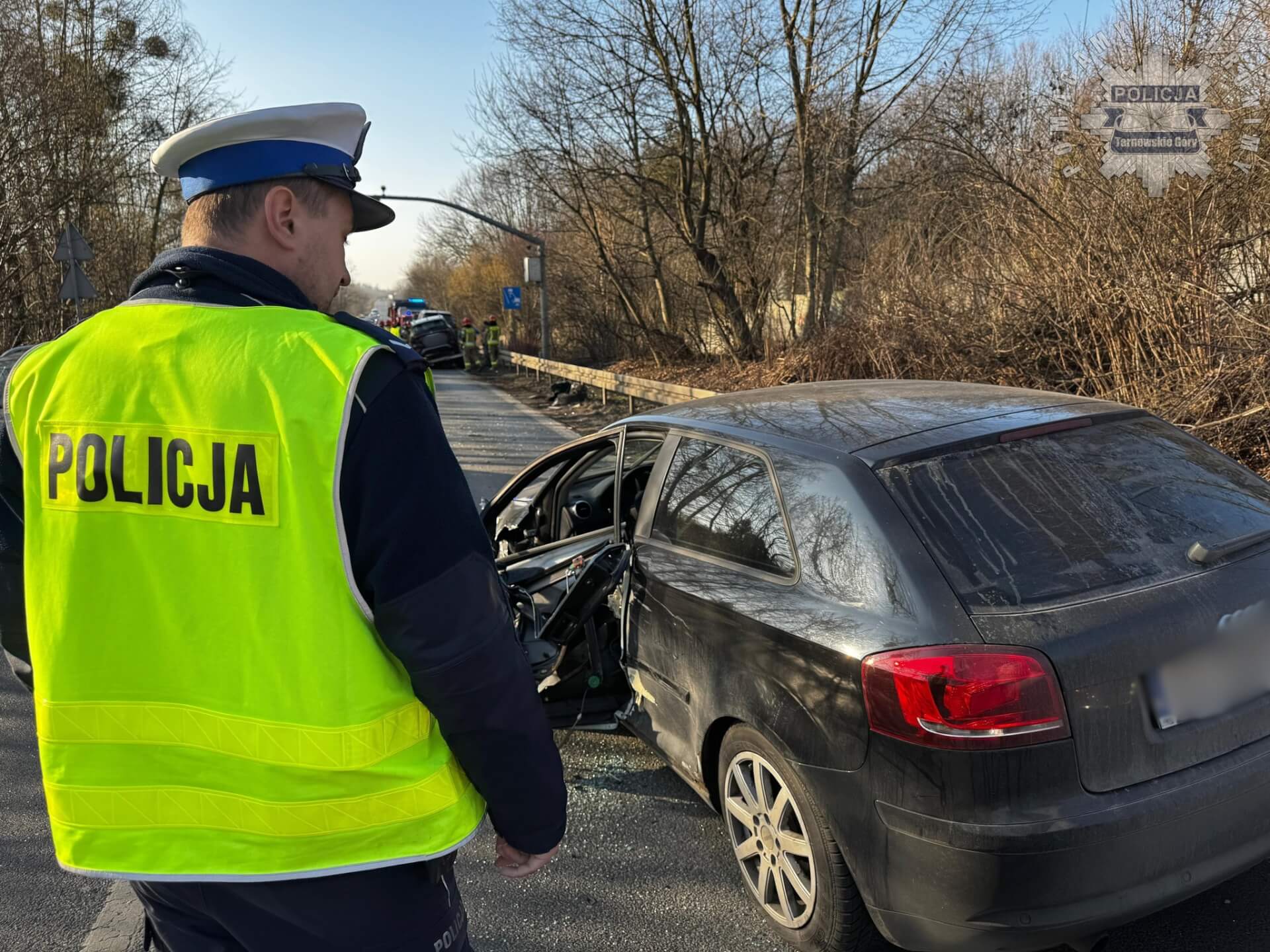 Kolizja na obwodnicy w Tarnowskich Górach