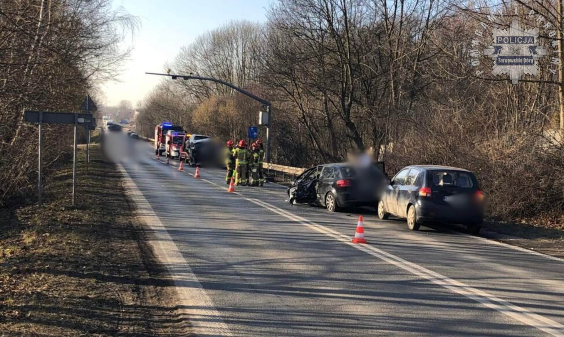 Kolizja na obwodnicy w Tarnowskich Górach