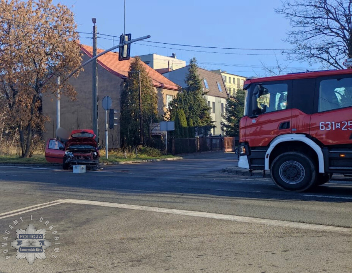 Kolizja na obwodnicy w Tarnowskich Górach