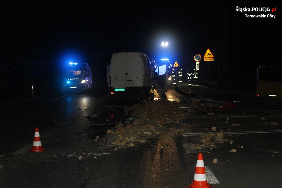 Wypadek na tarnogórskiej obwodnicy